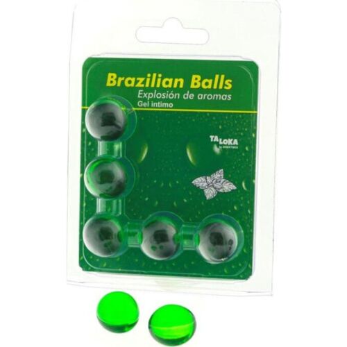 Brasilianske Kugler Taloka Mint Intimt Gel - 5 Kugler