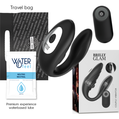 Brilly Glam Par Vibrator med Pulsation og Fjernbetjening