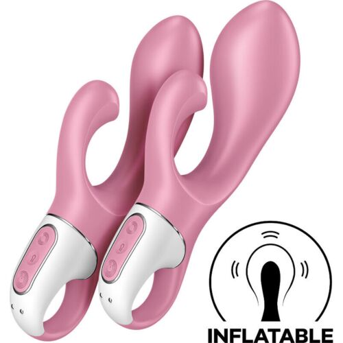 Vibrerende Satisfyer Air Pump Bunny 2 med hævet diameter