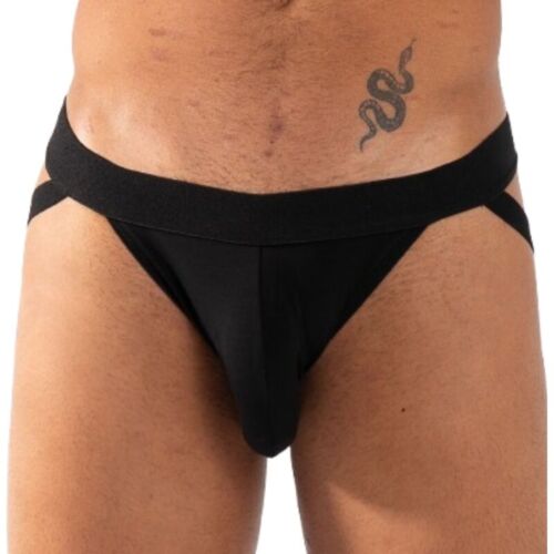 Jockstrap BURN 011 DOUBLE BLACK JOCK S