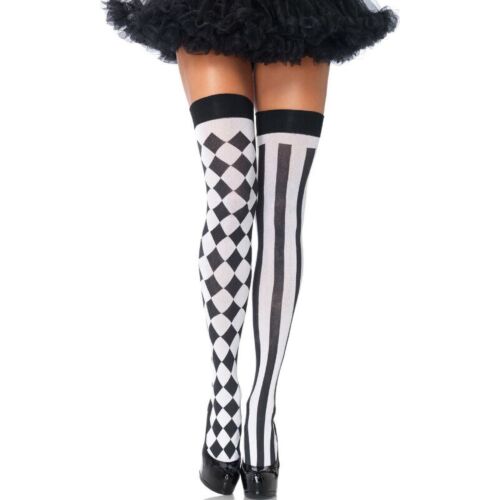 Thigh High Strømper Leg Avenue Harlequin Design