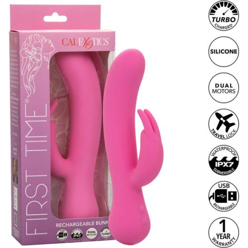 Rabbit Vibrator CALEXOTICS First Time med Dobbelt Stimulation
