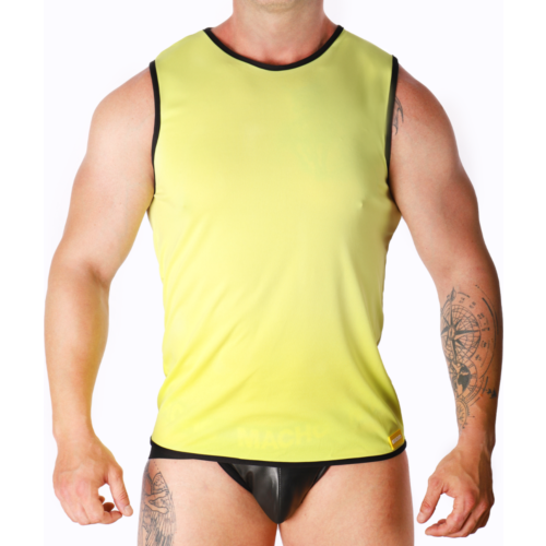 MACHO UNDERWEAR Gul T-Shirt L/XL - Sporty Snit
