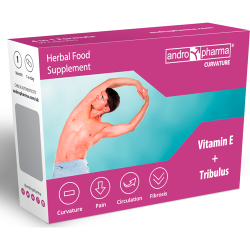 Mandeligt kosttilskud ANDRO MEDICAL Curvature til Peyronie's pleje