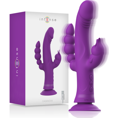 Rabbit vibrator INTENSE Fun Casanova med tre motorer
