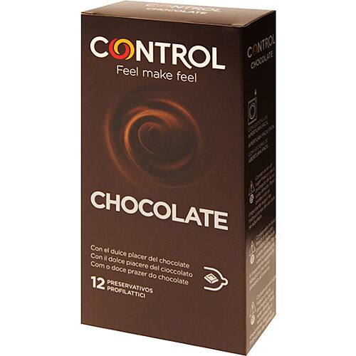 CONTROL Chokolade Kondomer - 12 Pakke med Smag