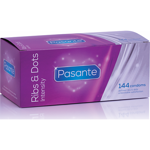 Kondomer Pasante Ribs & Dots Intensity - Tekstur for Nydelse