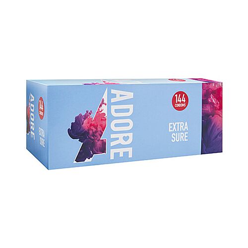 Pasante Adore Extra Sure Kondomer (Udsvinget Pasform)