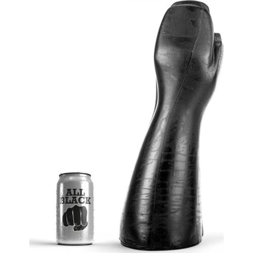 ALL BLACK 39cm Fisting Dildo – Hånd & Arm
