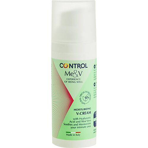 Intim Creme Control V-Cream med Aloe Vera og Hyaluronsyre