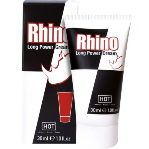 Delay Cream HOT Rhino 30ml - Effektiv lindring af tidlig sædafgang