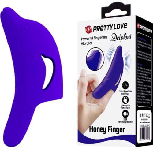 Finger Vibrator Pretty Love Delphini med 10 vibrationsfunktioner