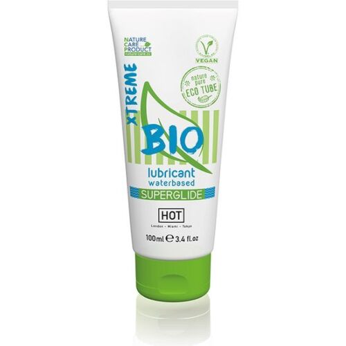 HOT Bio Superglide Xtreme Vandbaseret Glidecreme 100ml
