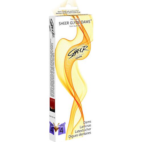 Latex Dams Sheer Glyde Vild Brombær - Oral Barriere