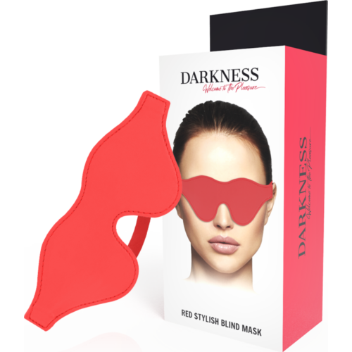 Øjenmaske DARKNESS BONDAGE Straight Red