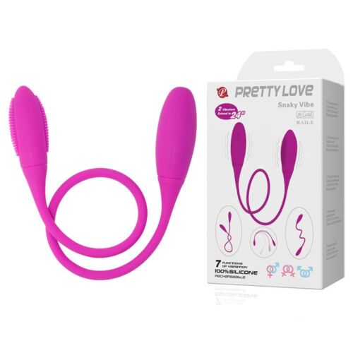 G-punkt Vibrator Pretty Love Snaky Deluxe med Dobbelt Ende