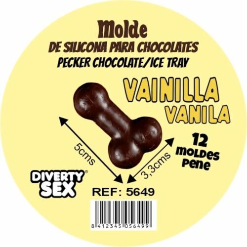 Silicone Form Diablo Picante med 12 penisformer