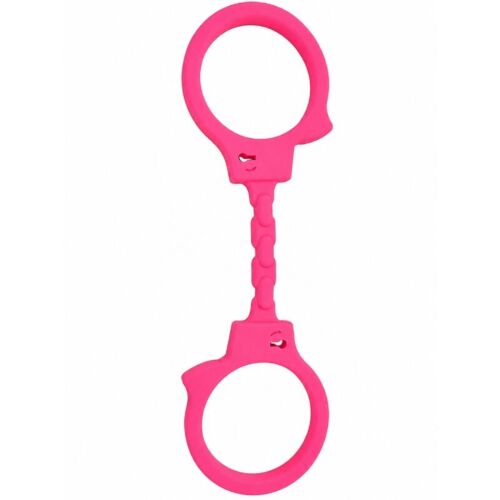 Søde pink silikone håndjern til leg