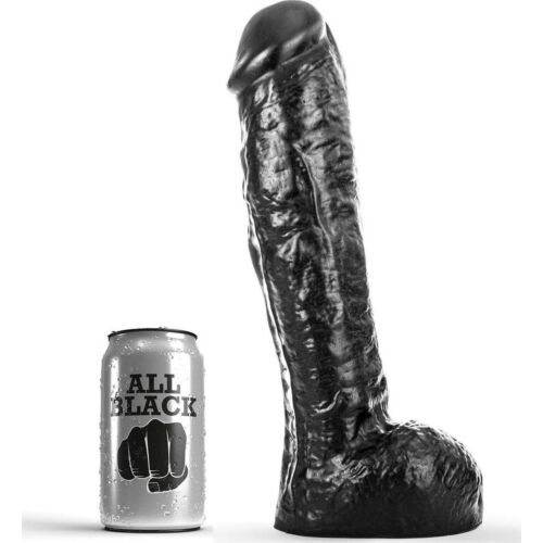 ALL BLACK DONG 29cm Tykkelse Dildo