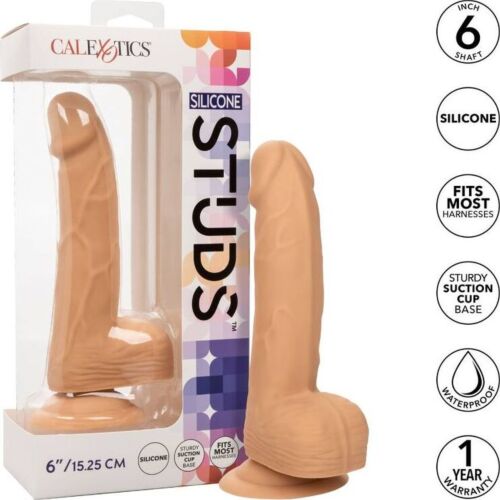 Realistisk Dildo CALEXOTICS Silicone Studs 15,24 cm