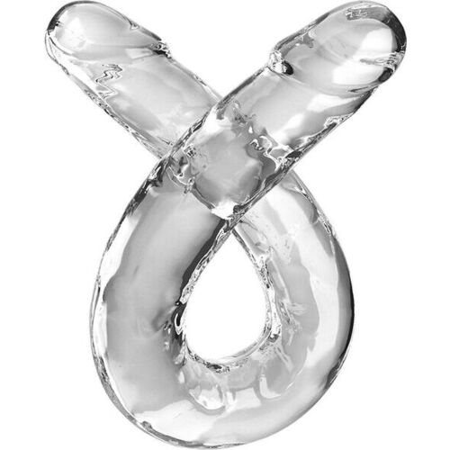 Double Dildo King Cock Double Trouble 46 cm med Realistisk Design