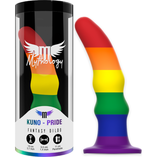 G-punkt Dildo Mythology Kuno Pride - Fleksibel og Sugekop