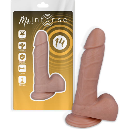 Realistisk Dildo MR. INTENSE 14 - 18,5 cm Længde