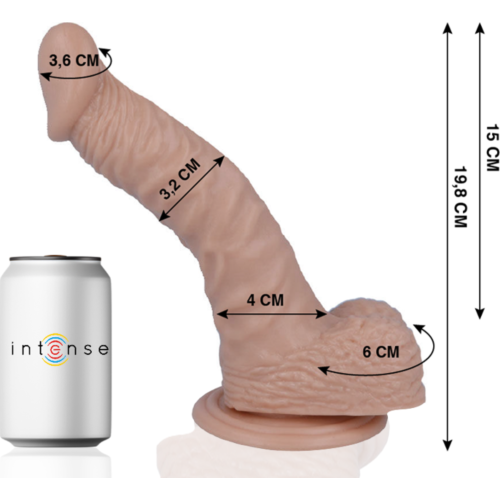 Dildo MR. INTENSE 19,8 CM Realistisk Fornemmelse