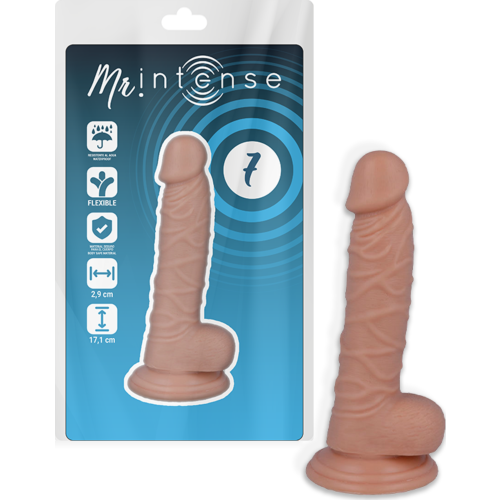 Realistisk Dildo MR. INTENSE 17.1CM med Sugekop