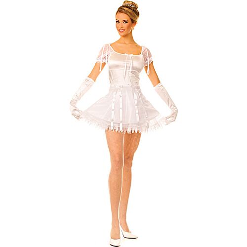 Ballerina Kostume Kjole fra Music Legs S/M