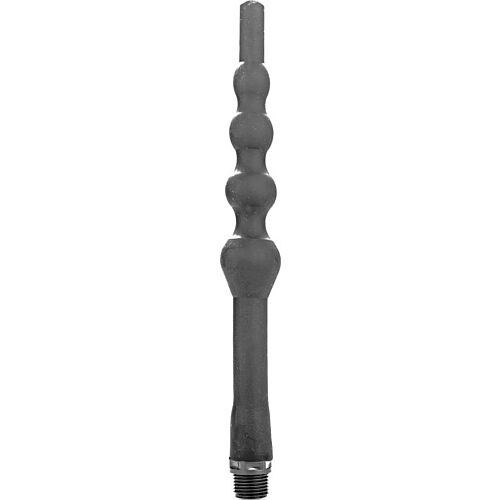 Anal Douche ALL BLACK 27 CM med Fleksibel Slange
