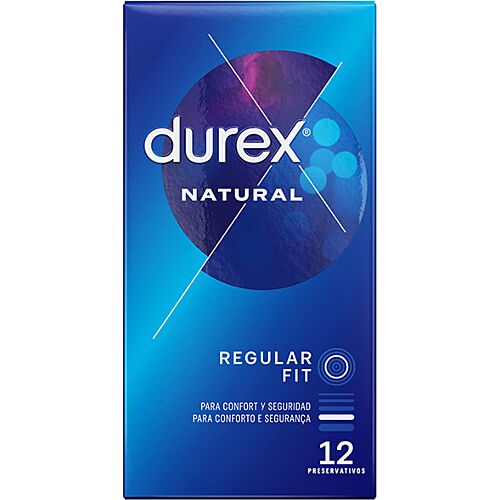 DUREX Natural Plus Kondomer - Easy On Fit, 12 Stykker