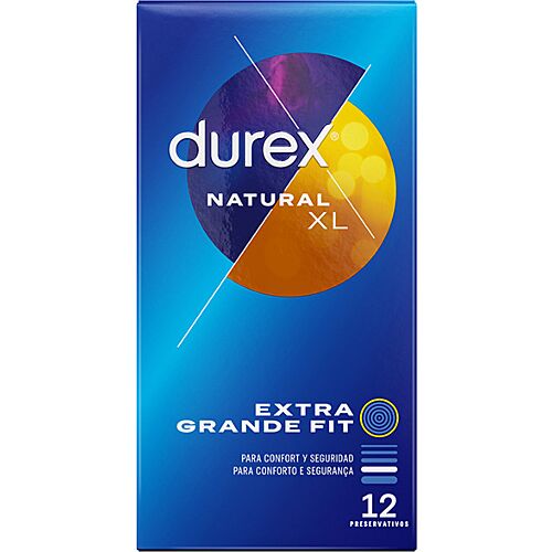 Durex Natural XL Kondomer - Ekstra komfortabel pasform