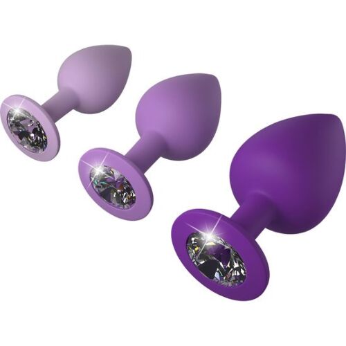 Anal Plug Sæt FANTASY FOR HER - VIOLET 3 størrelser