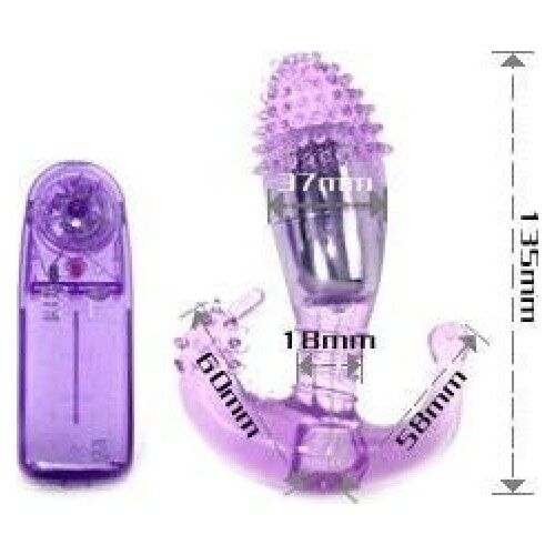 Stimulator BAILE LILAC - Vaginal og anal stimulering