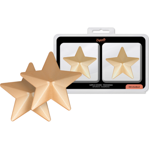 Brystvorte Dække Coquette Chic Desire Gyldne Stjerner