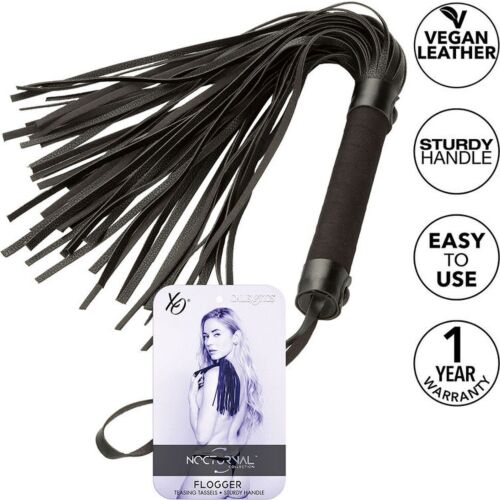 BDSM Flogger CalExotics Nocturnal med Solid Håndtag