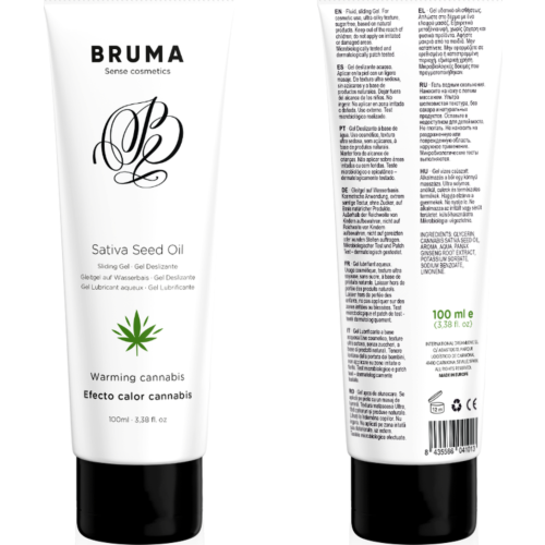 BRUMA Varmende Cannabis Smag Glidecreme 100 ML