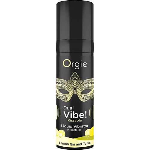 Orgie Dual Vibe Kissable Lemon Gin Stimulerende Gel