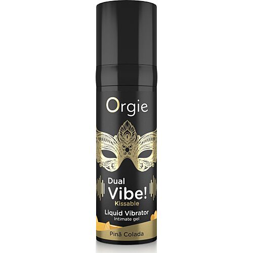 Gel stimulerende Orgie Dual Vibe Piña Colada