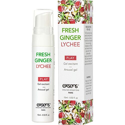 Exsens Fresh Ginger Litchi Ophidselsesmæssig Gel 15 ml med Is Effekt