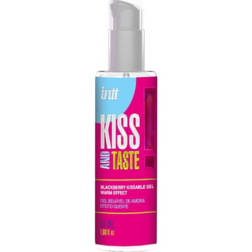 Kyssevenlig Varmende Gel INTT RELEASES 55 ML med Brombærsmag