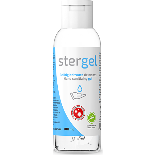 Hånddesinfektionsgel STERGEL 100ML med Aloe Vera