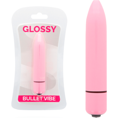 Bullet Vibrator GLOSSY Thin Vibe til Følsomme Områder