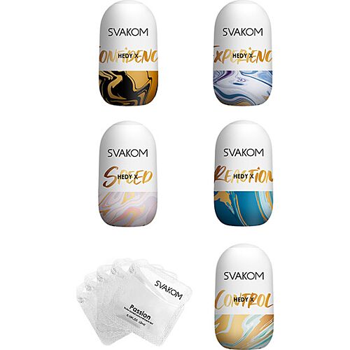 SVAKOM Hedy X-5 Masturbatoræg med Varierede Teksturer