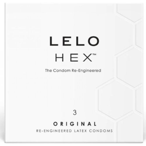 LELO HEX Kondomer 3 Pakke med Forbedret Følsomhed