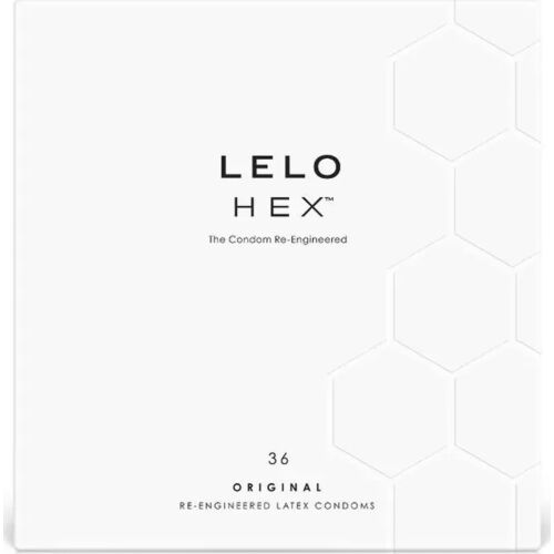 LELO HEX Kondomer - 36 Pakke med Øget Følsomhed