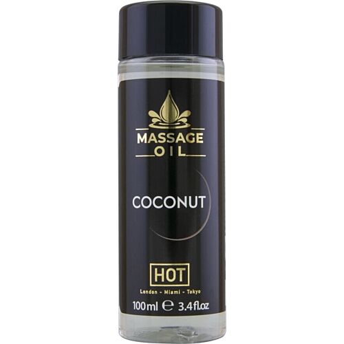 Massage Olie HOT Coconut – 100ml Silky Nourishing Formel