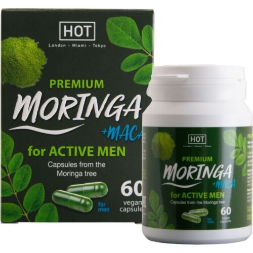 Kosttilskud HOT Moringa Mænd 60 Enheder til Mænds Vitalitet