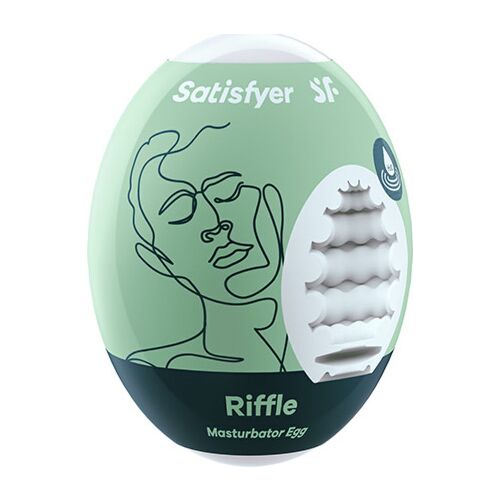 SATISFYER EGGCITED Riffle Masturbator Æg